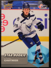 2021-22 Upper Deck CHL STAR ROOKIE #357 Ethan Gauthier Sherbrooke Phoenix
